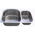 Dual Level Stainless Steel Undermount Sink