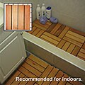 Grooved 4-slat Anti-slip Deck Tiles (Set of 10)