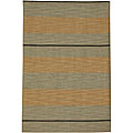 Hand-woven Dhurry Arrah Wool Rug (3' x 10')