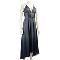 Laundry by Design Women's Draped V-neck Gown