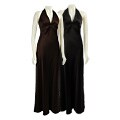 Laundry by Design Women's Satin Halter Gown