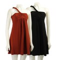 Laundry by Design Asymmetric Twist Strap Gown