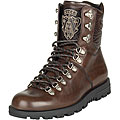 Gucci Men's Brown Leather Lace-up Ankle Boots