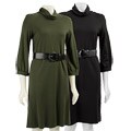 Ellen Tracy Women's Belted Ponte Dress