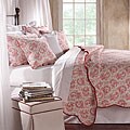 Lismore Red Toile Quilt Set
