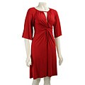 Shine New York Women's Gathered Front Dress