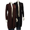 Cyrus Women's Long-sleeve Shawl Collar Duster