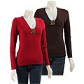 Cyrus Women's Long-sleeve Embellished Top