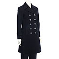DKNY Women's Double-breasted Wool Coat