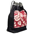 CUBSglobal Sustainable Denim/ Red Backpack