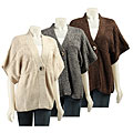 Lapis Women's Kimono Short-sleeve Knit Sweater