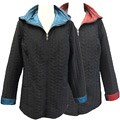 Komitor Women's Reversible Hooded Quilted Jacket