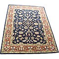 Indo Tufted Black/ Rust Rug (8' x 11')