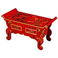 Hand-painted Red Tibetan Dragon Coffee Table