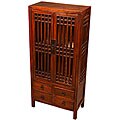 Handmade Wood Storage Cabinet / Curio Cabinet