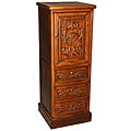 Handmade Asian Trim Storage Cabinet