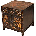 Hand-painted Oriental Antique-style End Table