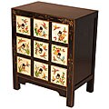 Hand-painted Butterflies Storage Cabinet