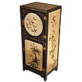 Oriental Gold Earth and Sky Design Storage Cabinet