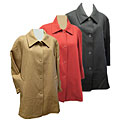 Komitor Women's Plus Size Wool Swing Coat
