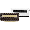 Je Veux Quilted Patent Wristlet Clutch