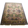 Indo Tufted Green/ Navy Rug (9' x 12')
