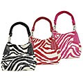 Je Veux Zebra Print Fashion Handbag