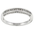14k White Gold 1/3ct TDW Diamond Wedding Band (H-I, I1)