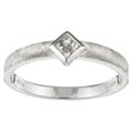 14k White Gold 1/10ct TDW Diamond Promise Ring (H, I1)