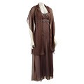 Patra Women's Beaded Long Chiffon Dress