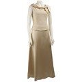 Patra Women's Glitter Ballet-neck Mock Dress