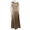 Patra Women's Glitter Ballet-neck Mock Dress