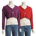 Lusso Women's Cropped Cashmere Cardigan