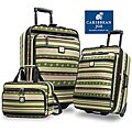 Caribbean Joe Plantation 3-piece Luggage Set