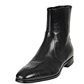 Prada Men's Black Leather Ankle Boots