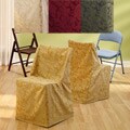 Scroll Folding Chair Slipcovers (Set of 2)