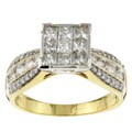 14k Gold 1 2/5ct TDW Diamond Composite Engagement Ring (G, I2)