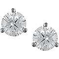 14k White Gold 5/8ct TDW Diamond Stud Earrings (G-H, SI2)