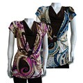 Jeknit Women's Plus Size Printed Top
