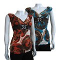 Anahi Women's Printed Cap Sleeve Shirt