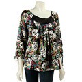 Nicola Women's Sequin Floral Babydoll Tunic