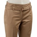 Robin Howe Women's Stretch Cotton Belted Pants