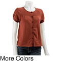 Robin Howe Women's Short-sleeve Babydoll Cardigan