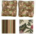 All-weather Square Chair Cushions (Set of 2)