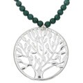 Green Mountain Jade 'Tree of Life' Necklace