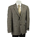 Bill Blass Men's Camel Hair Black and White Sportcoat