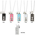 Sterling Silver Violin with Heart Charm Necklace