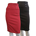 Fashion Love Women's Mid-length Stretch Skirt