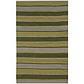 Hand-woven Munnar Natural Jute Rug (5' x 8')