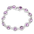 Sterling Silver Amethyst Bracelet